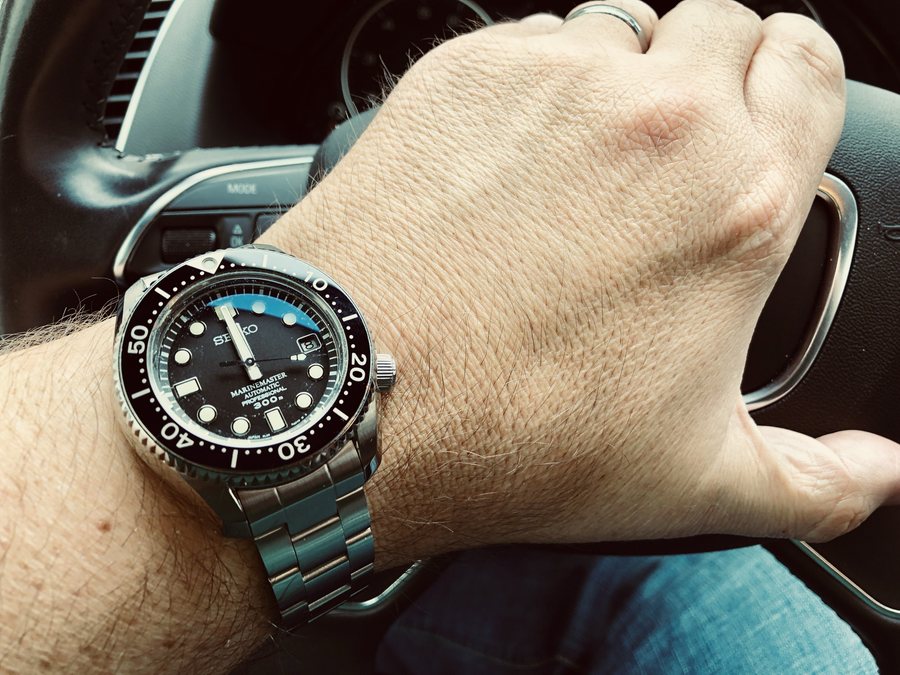 Seiko MarineMaster 300: Driving