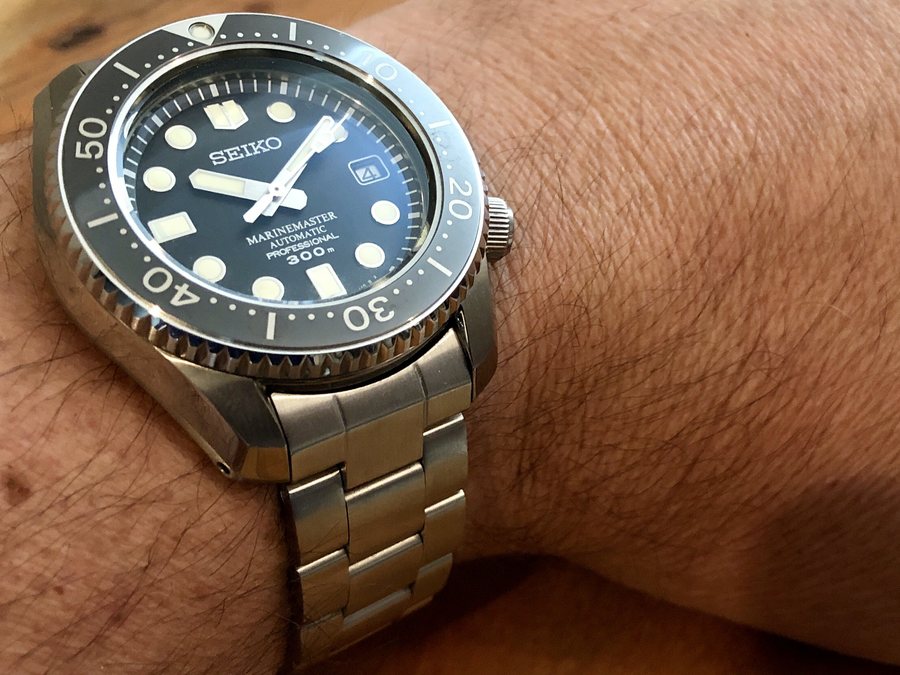 Seiko MarineMaster 300: On the wrist