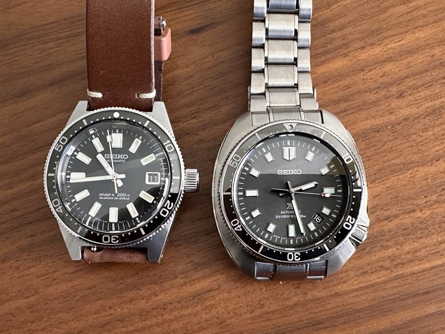 Seiko SPB151: With the SLA017, for scale